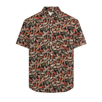 camel active Herren Kurzarmhemd aus Reiner Baumwolle Orange, menswear-3XL camel active Herren Kurzarmhemd aus Reiner Baumwolle Orange, menswear-3XL