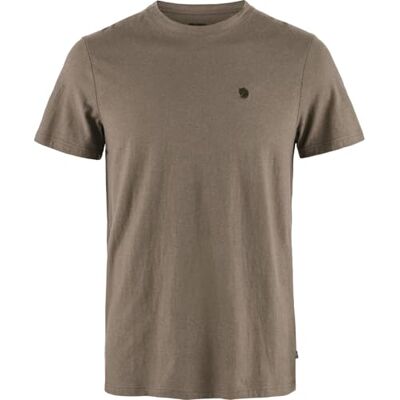Fjällräven Herren Hemp Blend T-Shirt, Suede Brown, L Fjällräven Herren Hemp Blend T-Shirt, Suede Brown, L