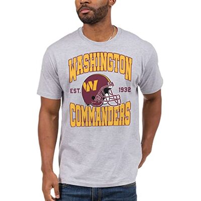 Junk Food Clothing x NFL Washington Commanders Team Helmet Unisex Adult Short Sleeve Fan T-Shirt for Men and Women Size X-Large Junk Food Clothing x NFL Washington Commanders Team Helmet Unisex Adult Short Sleeve Fan T-Shirt for Men and Women Size X-Large
