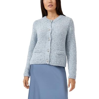 s.Oliver Strickjacke aus Alpakamix mit angedeuteten Taschen s.Oliver Strickjacke aus Alpakamix mit angedeuteten Taschen