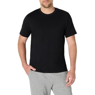 Amazon Essentials Herren T-Shirt mit lockerer Passform, Schwarz, XS Amazon Essentials Herren T-Shirt mit lockerer Passform, Schwarz, XS