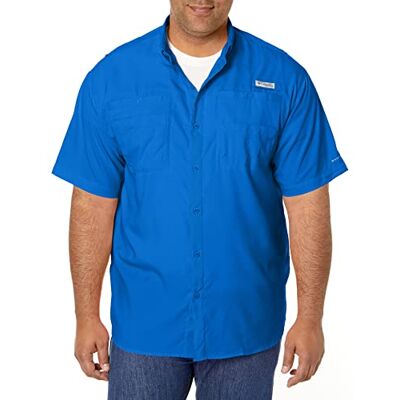 Columbia Herren PFG Tamiami II Short Sleeve Shirt Kurzärmeliges Hemd, Vivid Blue, XXL EU Columbia Herren PFG Tamiami II Short Sleeve Shirt Kurzärmeliges Hemd, Vivid Blue, XXL EU