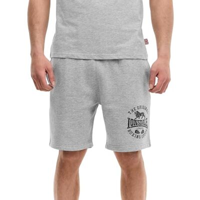 Lonsdale Herren Shorts Normale Passform HETTON XL, Marl Grey/Black Lonsdale Herren Shorts Normale Passform HETTON XL, Marl Grey/Black