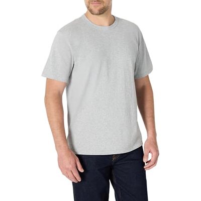 Amazon Essentials Herren-T-Shirt aus Schwerer Baumwolle, lockere Passform, Mittelgrau meliert, Größe XS Amazon Essentials Herren-T-Shirt aus Schwerer Baumwolle, lockere Passform, Mittelgrau meliert, Größe XS