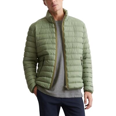 Marc O' Polo Herren Steppjacke mit Stehkragen leicht, Grün (Victorian Mist), L Marc O' Polo Herren Steppjacke mit Stehkragen leicht, Grün (Victorian Mist), L