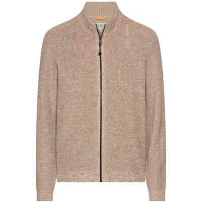 camel active Herren Strickjacke aus einem Soften Baumwollmix Hafer, menswear-5XL camel active Herren Strickjacke aus einem Soften Baumwollmix Hafer, menswear-5XL