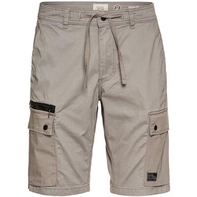 camel active Herren Cargo-Shorts mit Kordelzug und Stretch Grau, menswear-40IN camel active Herren Cargo-Shorts mit Kordelzug und Stretch Grau, menswear-40IN
