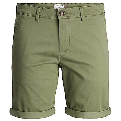JACK & JONES Herren Chino Shorts Regular Fit 12165604,Deep Lichen Green,XS JACK & JONES Herren Chino Shorts Regular Fit 12165604,Deep Lichen Green,XS