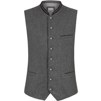 Stockerpoint Herren Trachtenweste Fabricio I Größen 46-60 I Traditionelle & hochwertige Weste mit verstellbarem Riegel I Perfekt für Trachten & Festlichkeiten Stockerpoint Herren Trachtenweste Fabricio I Größen 46-60 I Traditionelle & hochwertige Weste mit verstellbarem Riegel I Perfekt für Trachten & Festlichkeiten