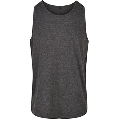 Build Your Brand Herren Basic Tank Top – Sportliches ärmelloses T-Shirt aus Baumwolle mit Rundhals für Training Gym Fitness Sommer und Casual Streetwear,Charcoal,XS Build Your Brand Herren Basic Tank Top – Sportliches ärmelloses T-Shirt aus Baumwolle mit Rundhals für Training Gym Fitness Sommer und Casual Streetwear,Charcoal,XS