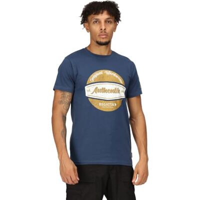 Regatta Herren Mens Original Cotton T-Shirt, Dunkles Jeansblau, XL Regatta Herren Mens Original Cotton T-Shirt, Dunkles Jeansblau, XL