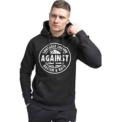 Lonsdale Herren Kapuzensweatshirt schmale Passform LINFORD XXXL, Black Lonsdale Herren Kapuzensweatshirt schmale Passform LINFORD XXXL, Black
