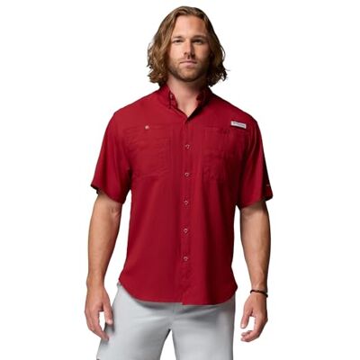 Columbia Herren PFG Short Sleeve Tamiami II Kurzarmshirt, Beet, XL EU Columbia Herren PFG Short Sleeve Tamiami II Kurzarmshirt, Beet, XL EU
