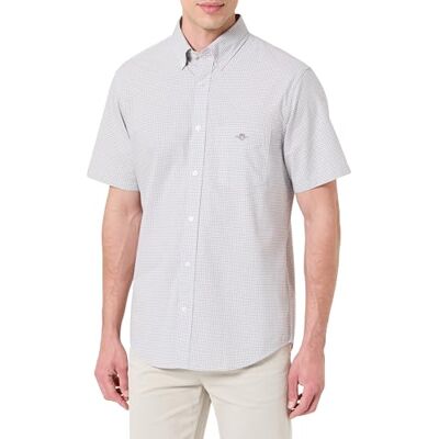 GANT REG Classic POPLIN GINGH SS Shirt GANT REG Classic POPLIN GINGH SS Shirt