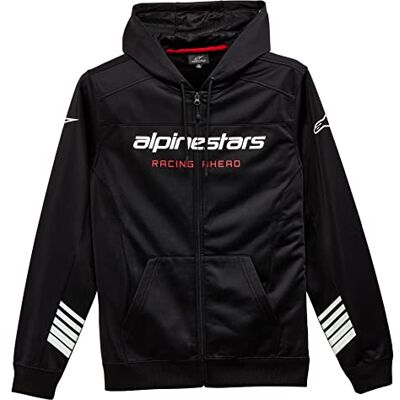 Alpinestars Kapuzenjacke sessions LXE Fleece Hoodie, BLACK/BLACK, L Alpinestars Kapuzenjacke sessions LXE Fleece Hoodie, BLACK/BLACK, L