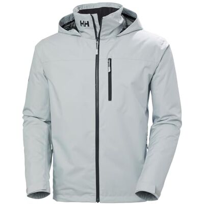 Hansen Herren Crew Hooded Midlayer Jacket 2, Grauer Nebel, L Hansen Herren Crew Hooded Midlayer Jacket 2, Grauer Nebel, L