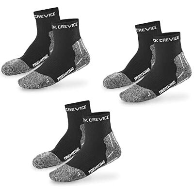 Black Crevice Trekkingsocken kurz, 3 Paar, black/white, 39-42 Black Crevice Trekkingsocken kurz, 3 Paar, black/white, 39-42