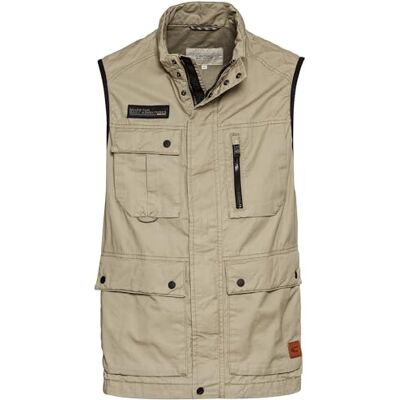 camel active Herren Outdoor-Weste mit Stehkragen Beige, menswear-52 camel active Herren Outdoor-Weste mit Stehkragen Beige, menswear-52