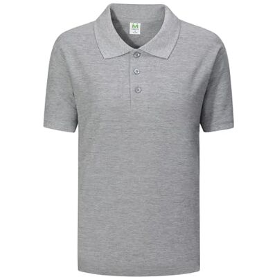 MISEMIYA Polo 200 Poloshirt, Unisex, Erwachsene, 1 Stück, grau, XL MISEMIYA Polo 200 Poloshirt, Unisex, Erwachsene, 1 Stück, grau, XL