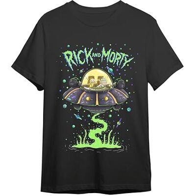 comic studio Rick & Morty T-Shirt Offizielles Artikel Rick Sanchez & Morty Smith Schwarz L comic studio Rick & Morty T-Shirt Offizielles Artikel Rick Sanchez & Morty Smith Schwarz L