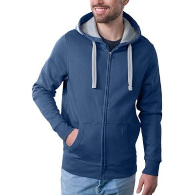 HRM Herren Jas M Kapuzenpullover, Denim, XL HRM Herren Jas M Kapuzenpullover, Denim, XL