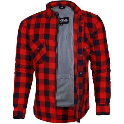 Bikers Gear Australia Herren Freizeit-Hemd mehrfarbig Rot/Schwarz xl Bikers Gear Australia Herren Freizeit-Hemd mehrfarbig Rot/Schwarz xl