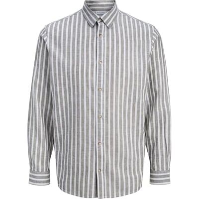 JACK & JONES Jjesummer Linen Blend Shirt L/S Sn JACK & JONES Jjesummer Linen Blend Shirt L/S Sn
