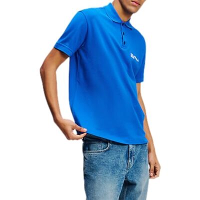 KARL LAGERFELD JEANS Regular Pique Polo, Men, Blue, Polo KARL LAGERFELD JEANS Regular Pique Polo, Men, Blue, Polo