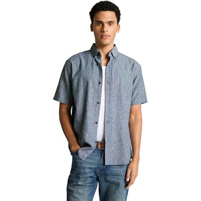 TOM TAILOR Denim Relaxed Fit Hemd mit Leinen TOM TAILOR Denim Relaxed Fit Hemd mit Leinen