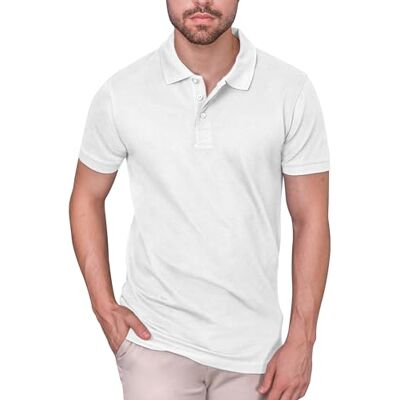 HRM Herren Heavy Stretch Polo, weiß, Gr. 2XL Premium Polo Shirt aus 95% Baumwolle & 5% Elasthan Basic Polohemd bis 40°C waschbar Hochwertige & nachhaltige Herren-Kleidung Workwear HRM Herren Heavy Stretch Polo, weiß, Gr. 2XL Premium Polo Shirt aus 95% Baumwolle & 5% Elasthan Basic Polohemd bis 40°C waschbar Hochwertige & nachhaltige Herren-Kleidung Workwear