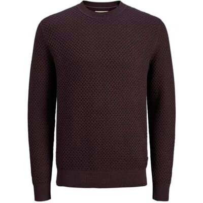JACK & JONES Jprblubarkley Knit Crew Neck Ch JACK & JONES Jprblubarkley Knit Crew Neck Ch