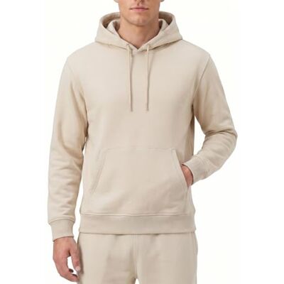 RIPT Herren Hoodie Fleece Pullover – Kapuzenpullover mit Taschen und Kordelzug, Sweatshirt Langarm Weich Warm für Fitness Gym Freizeit Loungewear (Sand, XL) RIPT Herren Hoodie Fleece Pullover – Kapuzenpullover mit Taschen und Kordelzug, Sweatshirt Langarm Weich Warm für Fitness Gym Freizeit Loungewear (Sand, XL)