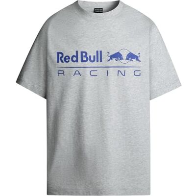 Pepe Jeans Red Bull Racing X Herren Logo Tee T-Shirt, Grau (meliertes Grau), XS Pepe Jeans Red Bull Racing X Herren Logo Tee T-Shirt, Grau (meliertes Grau), XS