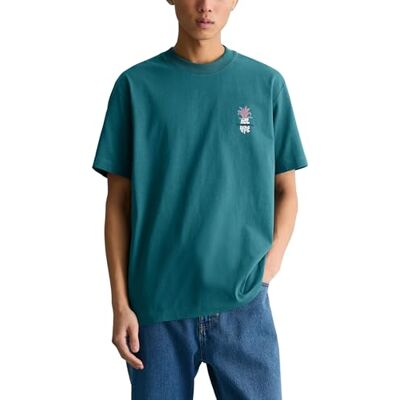Marc O' Polo Marc OߴPolo Denim Herren T-Shirt mit Rundhalsausschnitt Relaxed Fit, Blau (North Sea), XXL Marc O' Polo Marc OߴPolo Denim Herren T-Shirt mit Rundhalsausschnitt Relaxed Fit, Blau (North Sea), XXL