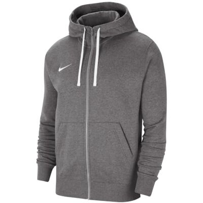 NIKE Herren M Nk Flc Park20 Fz Hoodie Sweatshirt, Charcoal Heather/White, S EU NIKE Herren M Nk Flc Park20 Fz Hoodie Sweatshirt, Charcoal Heather/White, S EU