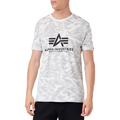 Alpha Basic T-Shirt Camo für Herren Brushstroke White Alpha Basic T-Shirt Camo für Herren Brushstroke White