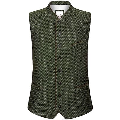 Stockerpoint Herren Trachtenweste Ottavio I Größen 44-60 I Traditionelle & hochwertige Weste mit verstellbarem Riegel I Perfekt für Trachten & Festlichkeiten Stockerpoint Herren Trachtenweste Ottavio I Größen 44-60 I Traditionelle & hochwertige Weste mit verstellbarem Riegel I Perfekt für Trachten & Festlichkeiten