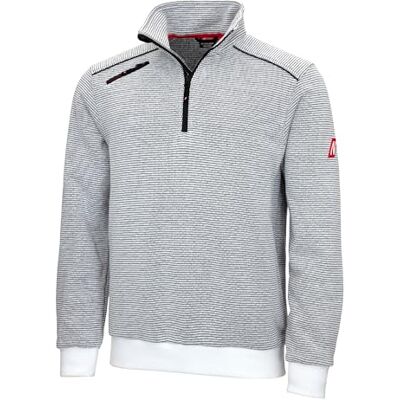 Nitras Herrenpullover Motion TEX Plus für die Arbeit mit Gummibund & hohen Stehkragen Nitras Herrenpullover Motion TEX Plus für die Arbeit mit Gummibund & hohen Stehkragen