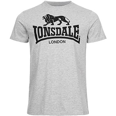 Lonsdale Herren T-Shirt Logo grau (steingrau) Large Lonsdale Herren T-Shirt Logo grau (steingrau) Large