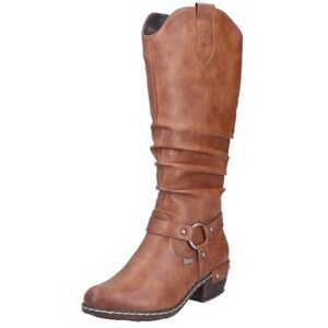 Rieker Damen Hochschaftstiefel 93670-24 braun Gr. 36 Rieker Damen Hochschaftstiefel 93670-24 braun Gr. 36