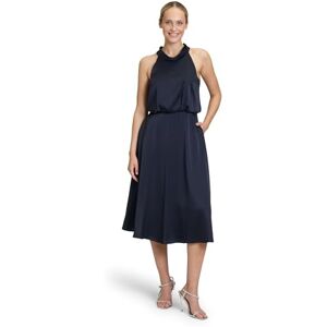 Vera Mont Damen Cocktailkleid mit Stehkragen Night Sky,38