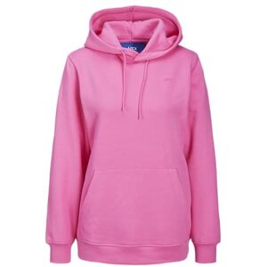 JACK & JONES JJXX Women's Jxabbie RLX Ls Every Hood SWT Noos Kapuzenpullover, Carmine Rose/Print:Magenta Logo, XS JACK & JONES JJXX Women's Jxabbie RLX Ls Every Hood SWT Noos Kapuzenpullover, Carmine Rose/Print:Magenta Logo, XS
