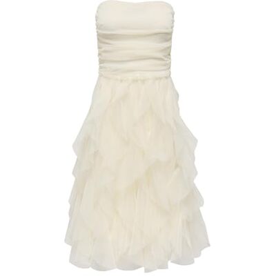 ONLY Onlhighsky S/L Ruffle Midi Dress JRS ONLY Onlhighsky S/L Ruffle Midi Dress JRS
