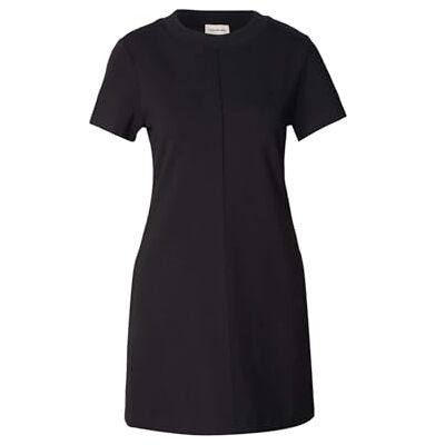 Calvin Damen T-Shirt Kleid Punto Milano Kurz, Schwarz (Black), S Calvin Damen T-Shirt Kleid Punto Milano Kurz, Schwarz (Black), S