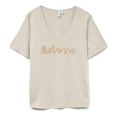 VERO MODA Vmfadora S/S V-Neck T-Shirt JRS Btq Ga VERO MODA Vmfadora S/S V-Neck T-Shirt JRS Btq Ga