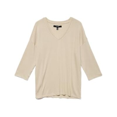 VERO MODA Vmbrianna 3/4 V-Neck Blouse Boo VERO MODA Vmbrianna 3/4 V-Neck Blouse Boo