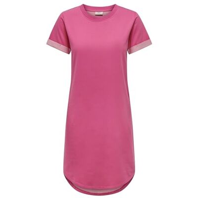 JDY Damen ivy S/S Dress JRS Noos Kleid, Ibis Rose, L EU JDY Damen ivy S/S Dress JRS Noos Kleid, Ibis Rose, L EU