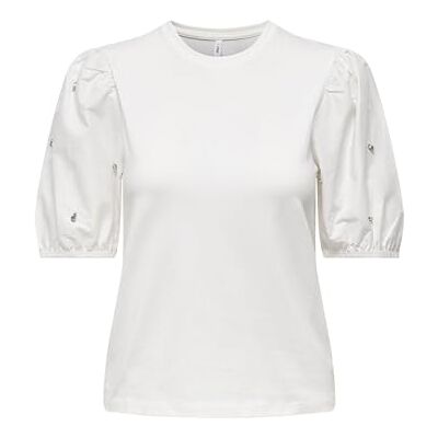 ONLY Onlemme Life S/S O-Neck Puff Mix Top JRS ONLY Onlemme Life S/S O-Neck Puff Mix Top JRS