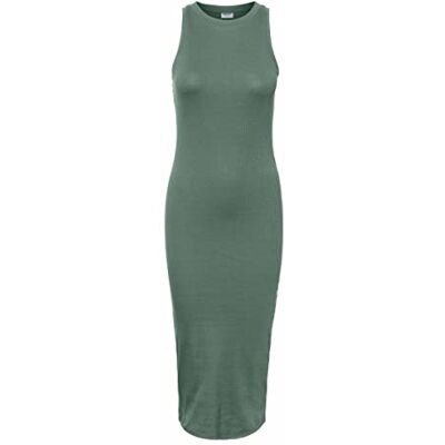 VERO MODA Damen VMLAVENDER SL Calf Dress VMA NOOS Kleid, Laurel Wreath, XS VERO MODA Damen VMLAVENDER SL Calf Dress VMA NOOS Kleid, Laurel Wreath, XS