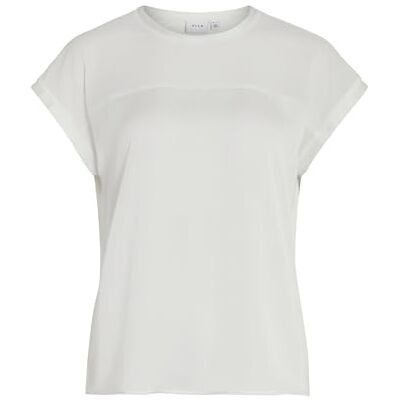 Vila VIELLETTE O-Neck S/S MESH TOP NOOS Vila VIELLETTE O-Neck S/S MESH TOP NOOS